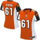 Women Nike Cincinnati Bengals &61 Russell Bodine Elite Orange Alternate NFL Jersey