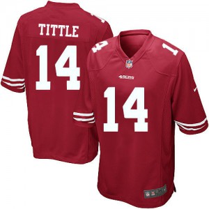 Nike de jeunesse San Francisco 49ers # 14 Y.A. Tittle élite rouge équipe NFL Maillot Magasin de couleur Nike de jeunesse San Francisco 49ers # 14 Y.A. Tittle élite rouge équipe NFL Maillot Magasin de couleur