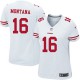 Women Nike San Francisco 49ers &16 Joe Montana Elite White NFL Jersey