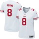 Women Nike San Francisco 49ers &8 Steve Young Elite White NFL Jersey