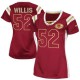 Women Nike San Francisco 49ers &52 Patrick Willis Elite Red Draft Him Shimmer NFL Jersey