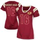 Women Nike San Francisco 49ers &16 Joe Montana Elite Red Draft Him Shimmer NFL Jersey