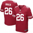 Men Nike San Francisco 49ers &26 Tramaine Brock Elite Red Team Color NFL Jersey
