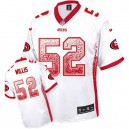 Men Nike San Francisco 49ers &52 Patrick Willis Elite White Drift Fashion NFL Jersey