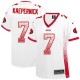 Women Nike San Francisco 49ers &7 Colin Kaepernick Elite White Drift Fashion NFL Jersey