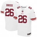 Men Nike San Francisco 49ers &26 Tramaine Brock Elite White NFL Jersey