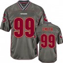 Men Nike San Francisco 49ers &99 Aldon Smith Elite Grey Vapor NFL Jersey