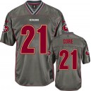 Youth Nike San Francisco 49ers &21 Frank Gore Elite Grey Vapor NFL Jersey