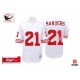Mitchell and Ness San Francisco 49ers &21 Deion Sanders Authentic White Throwback Autographed NFL Jersey