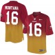 Men Nike San Francisco 49ers &16 Joe Montana Elite Red/Gold Fadeaway NFL Jersey