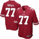 Youth Nike San Francisco 49ers &77 Mike Iupati Elite Red Team Color NFL Jersey