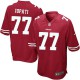 Youth Nike San Francisco 49ers &77 Mike Iupati Elite Red Team Color NFL Jersey