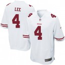 Youth Nike San Francisco 49ers &4 Andy Lee Elite White NFL Jersey