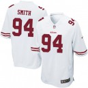 Youth Nike San Francisco 49ers &94 Justin Smith Elite White NFL Jersey