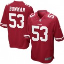 Youth Nike San Francisco 49ers &53 NaVorro Bowman Elite Red Team Color NFL Jersey