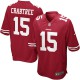 Youth Nike San Francisco 49ers &15 Michael Crabtree Elite Red Team Color NFL Jersey