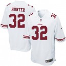 Youth Nike San Francisco 49ers &32 Kendall Hunter Elite White NFL Jersey