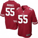 Youth Nike San Francisco 49ers &55 Ahmad Brooks Elite Red Team Color NFL Jersey