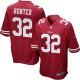 Youth Nike San Francisco 49ers &32 Kendall Hunter Elite Red Team Color NFL Jersey