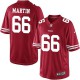 Youth Nike San Francisco 49ers &66 Marcus Martin Elite Red Team Color NFL Jersey