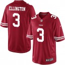 Youth Nike San Francisco 49ers &3 Bruce Ellington Elite Red Team Color NFL Jersey