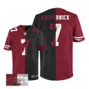 Men Nike San Francisco 49ers &7 Colin Kaepernick Elite Tean/Alternate Two Tone Autographed NFL Jersey