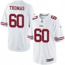 Youth Nike San Francisco 49ers &60 Brandon Thomas Elite White NFL Jersey