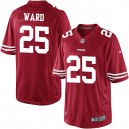 Youth Nike San Francisco 49ers &25 Jimmie Ward Elite Red Team Color NFL Jersey