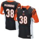 Men Nike Cincinnati Bengals &38 Danieal Manning Elite Black Team Color NFL Jersey