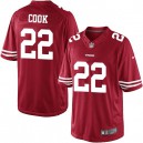Youth Nike San Francisco 49ers &22 Chris Cook Elite Red Team Color NFL Jersey