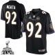 Youth Nike Baltimore Ravens &92 Haloti Ngata Elite Black Alternate Super Bowl XLVII NFL Jersey