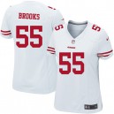 Women Nike San Francisco 49ers &55 Ahmad Brooks Elite White NFL Jersey