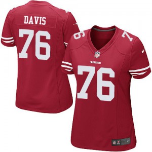 Femmes Nike San Francisco 49ers # 76 Anthony Davis élite rouge équipe NFL Maillot Magasin de couleur Femmes Nike San Francisco 49ers # 76 Anthony Davis élite rouge équipe NFL Maillot Magasin de couleur