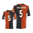 Men Nike Cincinnati Bengals &5 AJ McCarron Elite Team/Alternate Two Tone NFL Jersey