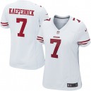 Women Nike San Francisco 49ers &7 Colin Kaepernick Elite White NFL Jersey