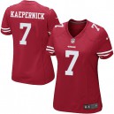 Women Nike San Francisco 49ers &7 Colin Kaepernick Elite Red Team Color NFL Jersey