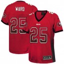 Women Nike San Francisco 49ers &25 Jimmie Ward Elite Red Drift Fashion NFL Jersey