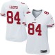 Women Nike San Francisco 49ers &84 Brandon Lloyd Elite White NFL Jersey