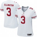 Women Nike San Francisco 49ers &3 Bruce Ellington Elite White NFL Jersey