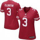 Women Nike San Francisco 49ers &3 Bruce Ellington Elite Red Team Color NFL Jersey