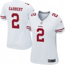 Women Nike San Francisco 49ers &2 Blaine Gabbert Elite White NFL Jersey