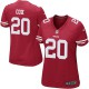 Women Nike San Francisco 49ers &20 Perrish Cox Elite Red Team Color NFL Jersey
