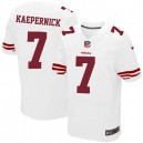 Men Nike San Francisco 49ers &7 Colin Kaepernick Elite White NFL Jersey