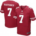 Men Nike San Francisco 49ers &7 Colin Kaepernick Elite Red Team Color NFL Jersey