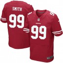 Men Nike San Francisco 49ers &99 Aldon Smith Elite Red Team Color NFL Jersey