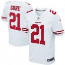 Men Nike San Francisco 49ers &21 Frank Gore Elite White NFL Jersey
