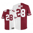 Men Nike San Francisco 49ers &28 Carlos Hyde Elite Team/Road Two Tone NFL Jersey