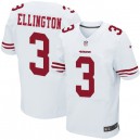 Men Nike San Francisco 49ers &3 Bruce Ellington Elite White NFL Jersey