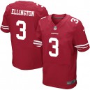 Men Nike San Francisco 49ers &3 Bruce Ellington Elite Red Team Color NFL Jersey