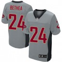 Men Nike San Francisco 49ers &24 Antoine Bethea Elite Grey Shadow NFL Jersey